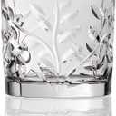 Lorenzo Rcr Crystal Laurus Double Old Fashion Glass, Set of 6