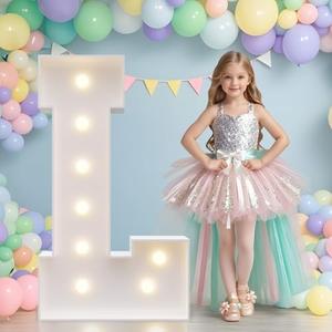 JoyMuse Marquee Letters 3 Feet Tall, Light Up Letters 3FT with Lights, Large Letters for Party, Letter L Light Up Letters for Graduation Proposal Wedding Birthday Homecoming Decorations