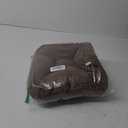 vctops Soft Chair Pads 18 inch Diameter Super Comfy Thicken Solid Color Round Seat Cushion for Kitchen Dining Room Office Chairs (Coffee,18" x 18")