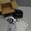 6 Inch Wheelchair Wheels (1 Pair) - Replacement Wheels with Narrow Wear-Resistant PU Tires for Wheelchairs, Walkers, Rollators Essential Wheelchair and Walker Accessories