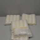 Shihanee Set of 24 White Pillar Candles and Glass Cylinder Vases 4 Sizes Clear Cylinder Candle Holders for Pillar Candles Home Table Centerpieces Decoration (2.6'' X 3.9'',5.9'',7.9'',9.8'')