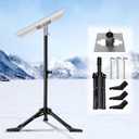 Starlink Performance Gen 3 Mount, Starlink Tripod Mount with Stainless Steel Adapter, Upgraded Ground Anchor Design, Adjustable Height Starlink Performance Gen 3 Dish Accessories for Extreme Climates