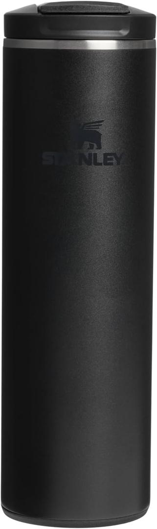 STANLEY Transit FlipTop Mug | Leakproof Coffee Travel Cup | Vacuum Insulated Stainless Steel | Stays Hot or Cold for Hours | BPA-Free | 16 oz | Black 2.0