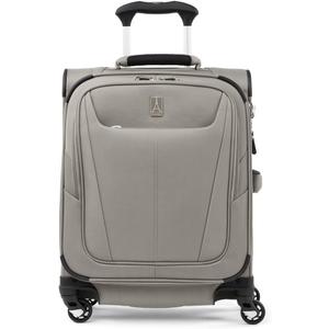 Travelpro Maxlite 5 Softside Expandable Carry on Luggage with 4 Spinner Wheels, Lightweight Suitcase, Men and Women, International, Champagne, Carry on 19-Inch