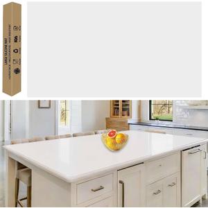 78''x32''(200cmx80cm) Extra Large Silicone Mat for Kitchen Counter, Heat Resistant Countertop Protector, Non-Slip Waterproof Kitchen Island Mat, Easy to Clean, Semitransparent