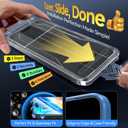 DiamondClear 9H+ Tempered Glass for iPhone 17 Pro Max Screen Protector 6.9" [10X Military Grade Shatterproof] Longest Durable, OneStep Easy Installation, Bubble Free, Full Coverage 2 Pack