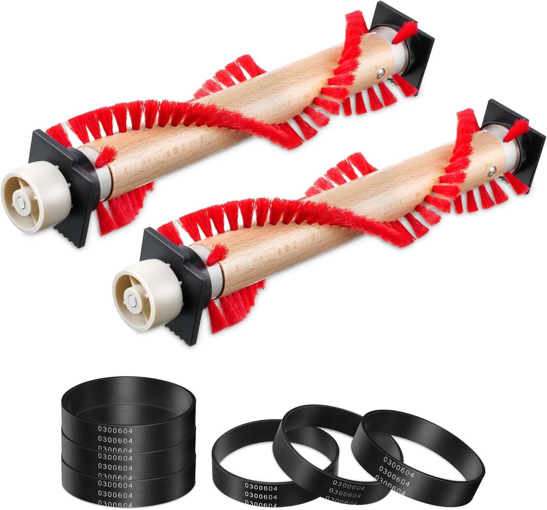 Landhoow 2 Roller Brushes, 6 Vacuum Belts, Replacement for Oreck XL Upright Vacuum Cleaner, Keep Home, Office Neat