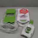 Mueller Pro-Series 10-in-1, 8 Blade Vegetable Chopper, Onion Mincer, Cutter, Dicer, Egg Slicer with Container, French Fry Cutter Potato Slicer, Home Essentials, Salad Chopper White Sand/Green (8 Blade, White Sand/Green)