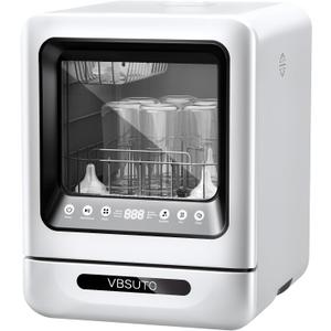 Baby Bottle Washer Pro,All-in-One Bottle Washer and Sterilizer and Dryer,Cleans 6 Baby Bottles Simultaneously,Baby Bottle Washer for Bottles, Pump Parts & Baby Essentials
