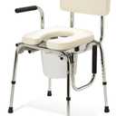 Guardian Padded Drop Arm Commode