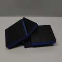 4 Pack Anti Vibration Pads for Washing Machine 4"x4"x7/8", Sound Isolation Vibrating Pad Ribbed Rubber Damping Mat EVA Center for Air Compressors, Conditioner, Treadmill, HVAC Washer Dryer