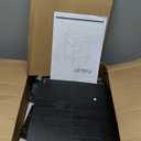 Farmhouse Nightstand with Drawer, Small Wood Side Table, Wooden Bedroom Nightstand, Wood Night Stand, Black Bedside Table with Storage, Black End Table for Living Room LET512B