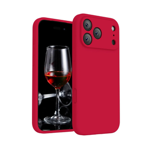 Magnetic for iPhone 17 Pro Case, Compatible with MagSafe, [Integrated Silicone Camera Control Button] [Camera Protection] Anti-Scratch Microfiber Lining Phone Case, 6.3", Deep Red