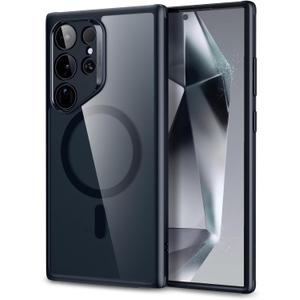 ESR for Samsung Galaxy S25 Ultra Phone Case, Compatible with MagSafe, Magnetic Case for S25 Ultra, Military-Grade Protection, Yellowing Resistant, Classic Series, Clear Black