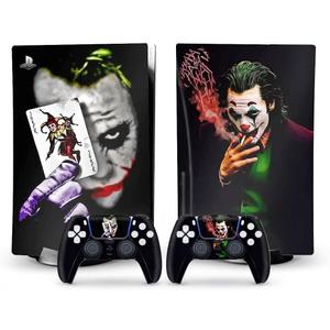 Toxxos Skin Compatible with PS5 - Disc Edition Console and Controller Accessories Cover Skins Controller Skin Gift Skins for Console Full Set Skin Black