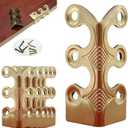 Skirting Board Corner Protectors Solid Brass Baseboard Corner Protectors, Vintage Metal Corner Protector Table Corner Perimeter Cover Safety Bracket with Screws (Gold*5Pcs)