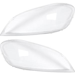 Headlight Lens Cover Headlight Headlamp Lense Clear Lens Cover for Volvo XC60 2009-2013 Clear PC 1 Pair Front Left Right Car