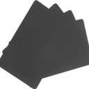 MECCANIXITY 100Pack Blank PVC Cards 20mil ID Blank Credit Cards Waterproof & Double Sided Printing for ID Badge Printer, Graphics Black