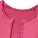 Daddy's New Fishing Buddy Girls Kids 60s 70s Outfits Disco Hippie Costume Fringe Vest Set (Pink)