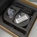 Lominie Aquarium LED Light 10 Gallon Fish Tank Light Timer Clip on Aquarium Lamp Full Spectrum 85W 6500k for Freshwater Refugium Cube Tank with Gooseneck