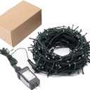 Generic LED Battery Operated String Lights with 8 Modes Remote Timer Outdoor Waterproof Warm White Copper Wire Twinkle Lights for Bedroom, Dorm, Patio, Christmas, Party, Indoor, Black