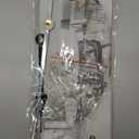 16 Inch Large Outdoor Wall Clock, Black Metal Modern Minimalist Battery Operated Silent Clock for Patio, Pool, Garden, Living Room, Kitchen, Office, Bedroom Decor with Easy to Read Numbers