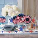 3 x mdgfge Patriotic Star Stickers July 4th Foam Stickers Star Shape Glitter Foam Stickers Self Adhesive Red White Blue for Independence Day Family Party Arts Crafts Decoration Supplies (150 Pcs)