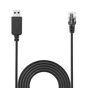 Radar Detector Cable, with USB to RJ11 Plug,for Escort Valentine One Uniden Beltronics Cobra Radar Detector,Replacement Power Cable for Radar Detectors(RJ11-6.56ft)