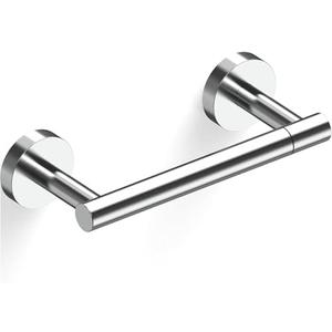 RARXTR Polished Finish Toilet Paper Holder SUS304 Stainless Steel Double Post Pivoting Toilet Paper Roll Holder Wall Mounted Toilet Tissue Holder for Commercial Bathroom RV