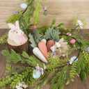 DR.DUDU 6 FT Lighted Easter Garland, Easter Decorations for Home, Egg Garland Spring Fireplace Mantel Decor, Indoor & Outdoor Holiday Parties Display