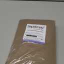 Simplebrand Ava Brown Blackout Curtains for Bedroom 63 Inch Length 2 Panels Set, Solid Thermal Insulated Energy Saving Rod Pocket Window Treatment Curtains Blackout Drapes, W40 x L63 Inch, Brown