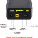 Talentcell 12V Lithium ion Battery Pack, 11.1V/9000mAh 99.9Wh Portable Power Bank, DC 12/9V and 5V USB Multiple Output for LED Light Strip, CCTV Camera, Heated Jacket, Mobile, Spectra Pump, and More