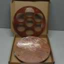 Rotating Coffee Syrup Organizer Rack,Syrup Bottle Stand Holder for Coffee Syrup Station,7 Bottles Storage Display Turntable Tray&Lazy Susan for Syrup,Liquor Wine in Kitchen Countertop (Brown)