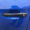 HIGH FLYING for Subaru WRX, STi 2015-2021, XV Crosstrek 13-17 Car Accessories Side Door Handles Cover Trim Carbon Fiber Grain ABS 8pcs