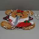 Joliyoou Christmas Yard Decoration, Set of 2 Pre-lit Gingerbread Man with 50 Warm White Lights, 2D Gingerbread Man Couple for Xmas Front Door Indoor Outdoor Lighted Holiday Displays