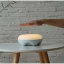 ARTIX Incandescent Pod Lamp, Motion-Activated Desk Lamp, White Satin-Finish with USB Charging Ports and Smart Eye Protecting Technology with No-Touch Dimming Ability