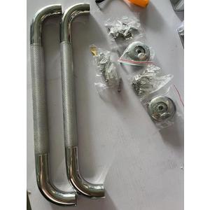 2 Pack 18 inch Grab Bars for Bathtubs and Showers, Bathroom Shower Grab Bars for Seniors Holds up to 500LBs, Handicap Grab Bars Stainless Steel, Anti Slip Shower Handle for Wall, Elderly