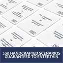 2 x Conversation Cards for Ridiculous Debates & Better Relationships for Couples, Friends, & Family. 200 'Would You Rather' Ice Breakers - Adults 16+