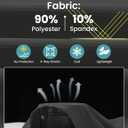 TBMPOY Men's Polo Shirts Short Sleeve 3-Button Golf Moisture Wicking Athletic Tennis T-Shirts Casual Collared Shirt (L)