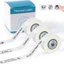 3 Rolls D110 Label Maker Tape, Compatible with NIIMBOT D11/D110/D101 Prints, Adapted Label Print Paper, 14x40mm (0.55"x1.57"), 160 Tapes/Roll, Clear,Standard Laminated Labeling Tape