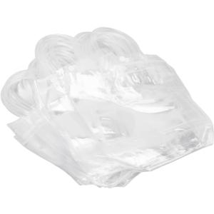 Alomejor Plastic Bags, 30Pcs 20x20x8cm Reusable Tote PVC Bags with Handles for Wedding Birthday Party and Retail Shopping