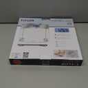 Taylor Digital Scales for Body Weight, Extra High 440 LB Capacity, Unique Blue LCD, Stainless Steel Accents Glass Platform, 12.4 x 12.4 Inches, Clear