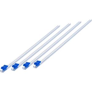 Plastic Wrap Cutter - 4 Sticks Self-Adhesive Fit 12" Roll Slide Cutter for Foil, Wax Paper, Parchment Paper - Replacement Fit Most Brands Wrap Dispenser (13 inch 4pcs)