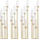 4 Sets Gold Floor Candelabra Centerpieces for Wedding