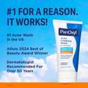 PanOxyl 10% Benzoyl Peroxide Acne Foaming Wash, Maximum Strength, Daily Acne-Fighting Face and Body Cleanser, Face Wash to Clear, Treat and Prevent Acne Pimples and Stubborn Breakouts, 5.5 Oz Tube