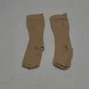 Truform 20-30 mmHg Compression Stockings for Men and Women, Knee High Length, Closed Toe, Beige, Medium (Medium (1 Pair))