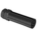 GAsupply 7 Spline Tuner Lug Nuts Key Drive Replacement Socket Key Tool for Wrench with 13/16" (21mm) & 7" (22mm) Hex, Seven Point Truck Wheel Lock Lug Nuts, Black 1pc (90mm Tall)