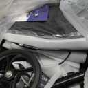 Knee Scooter for Adults for FootInjuries, 300lbs Capacity, All Terrain Foldable Knee Scooter Walker with Bag, 13" Wide Pu Seat, Compact Crutches Alternative (Black)