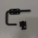 Mabor Sliding Door Lock, Zinc Alloy Rotary Latch for Patio & Screen Doors, Safety Lock for Gates & Windows (Black)