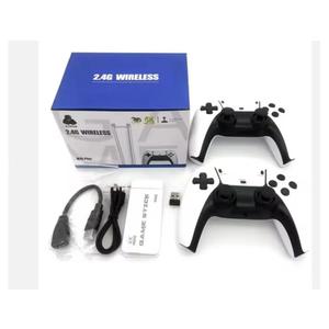 2.4G Wireless Game Controller Set, Dual Gamepad with USB Receiver, White and Black, Classic Game Console Support, 10 Simulator Compatible